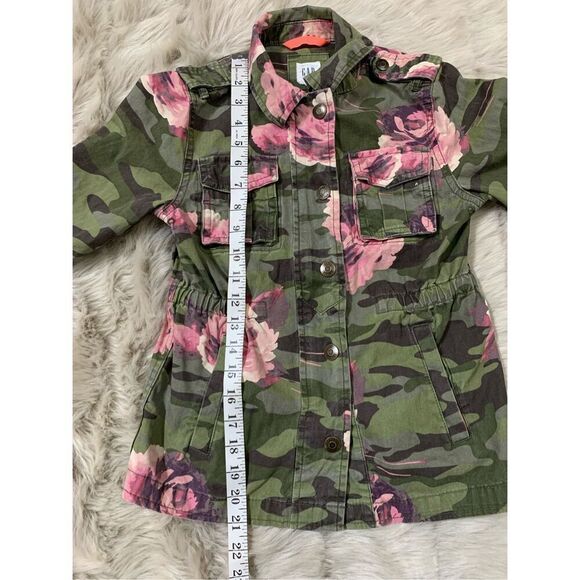 Gap Girls M Floral Camo Jacket - Picture 6 of 10